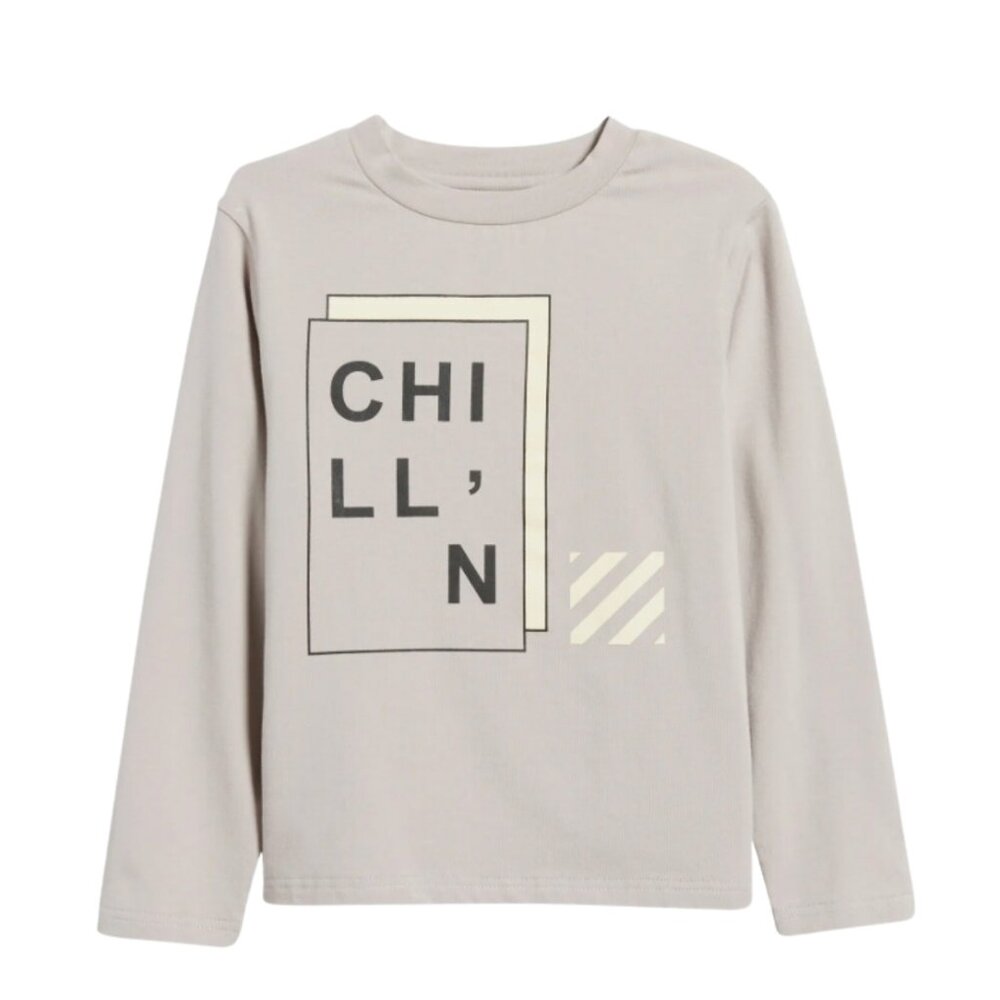 Kids' Long Sleeve Graphic T-Shirt TINY TRIBE Toddler & Little Kid, Size 7